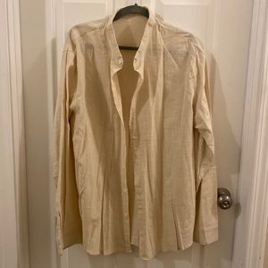 Mens Linen Button Down.